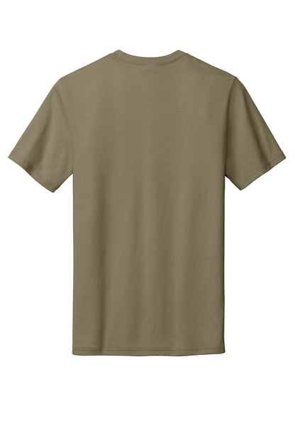 Port & Company Tri-Blend Tee. PC330 Coyote Brown Heather