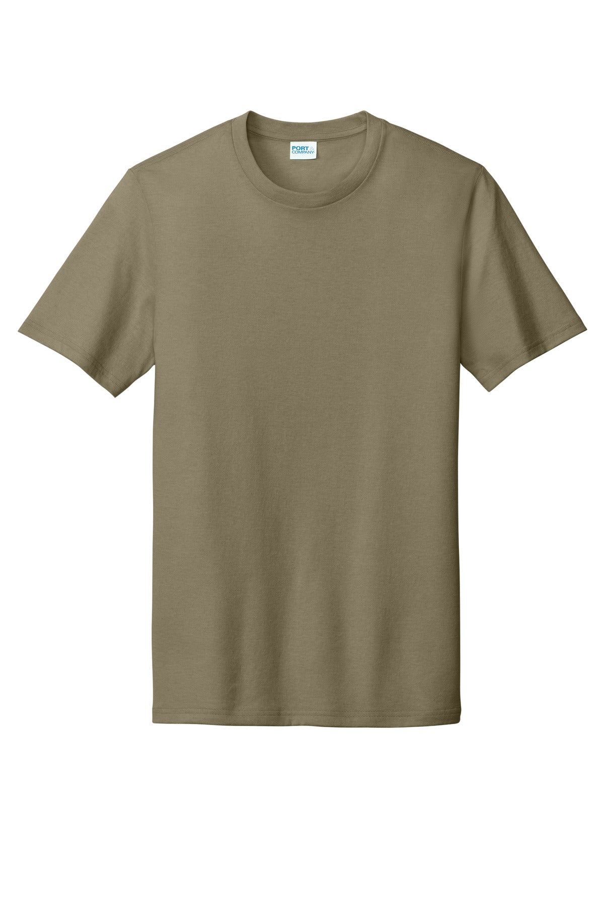 Port & Company Tri-Blend Tee. PC330 Coyote Brown Heather
