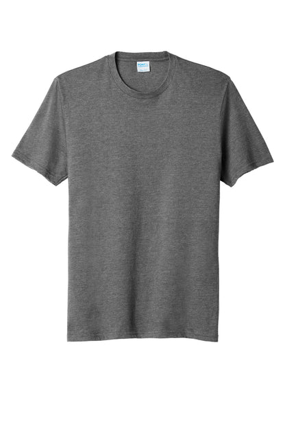 Port & Company Tri-Blend Tee. PC330 Graphite Heather