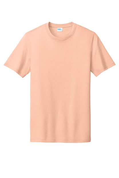 Port & Company Tri-Blend Tee. PC330 Heathered Dusty Peach