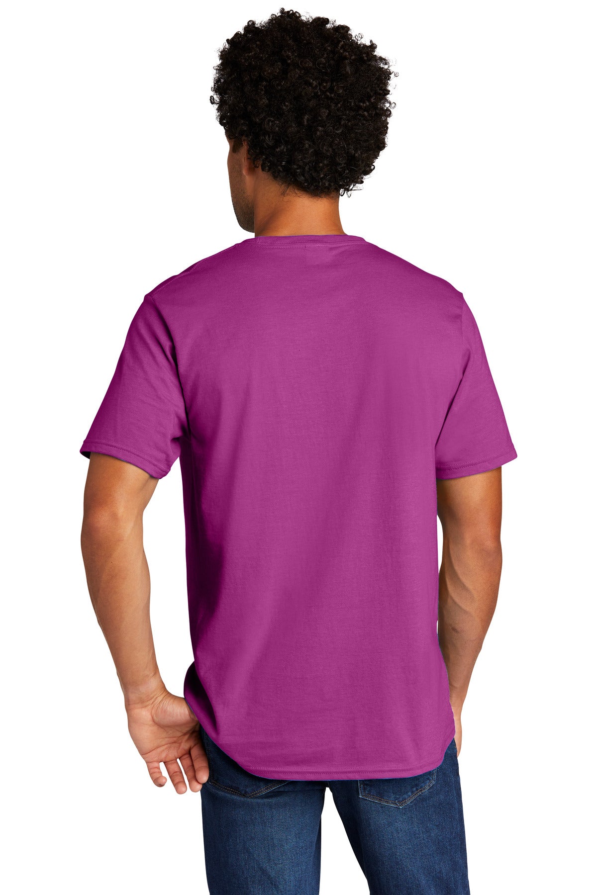 Port & Company Tri-Blend Tee. PC330 Raspberry Heather
