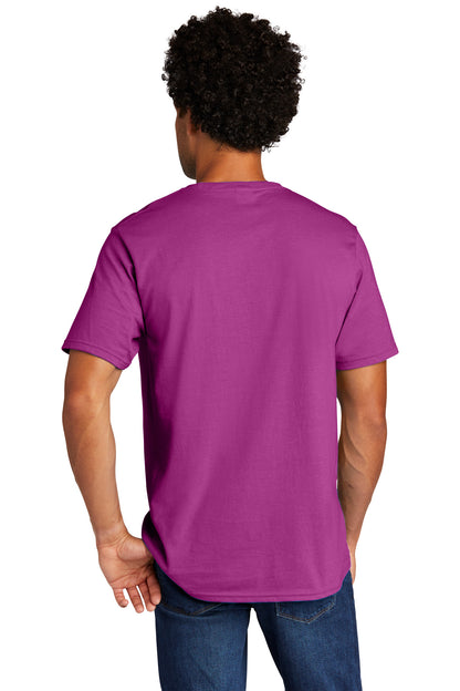 Port & Company Tri-Blend Tee. PC330 Raspberry Heather