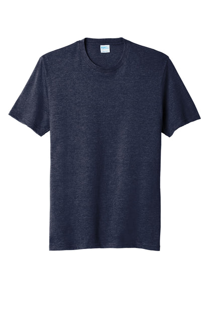 Port & Company Tri-Blend Tee. PC330 Team Navy Heather