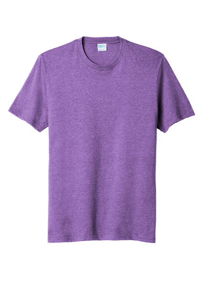 Port & Company Tri-Blend Tee. PC330 Team Purple Heather