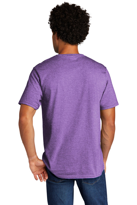 Port & Company Tri-Blend Tee. PC330 Team Purple Heather