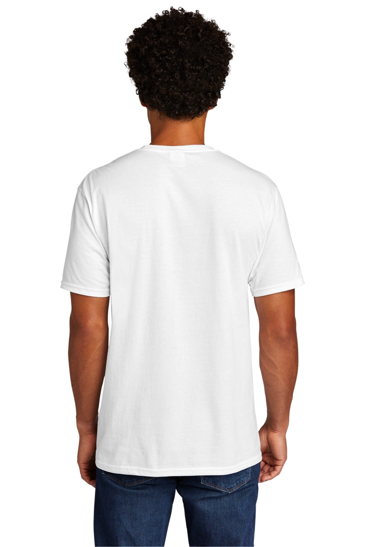 Port & Company Tri-Blend Tee. PC330 White