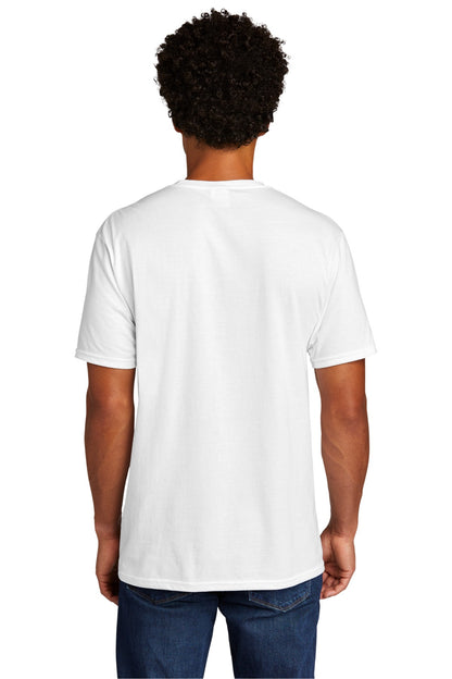 Port & Company Tri-Blend Tee. PC330 White