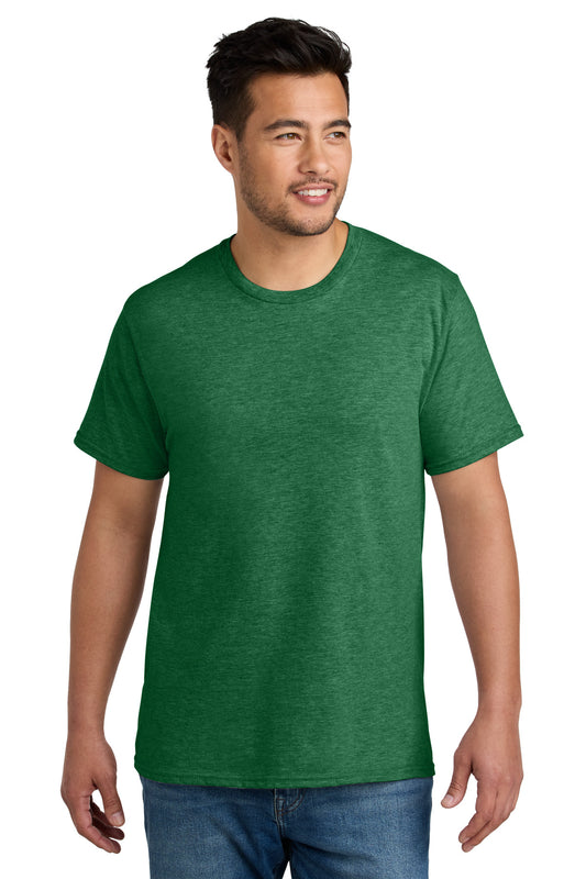 Port & Company CVC Tee PC340 Athletic Kelly Green Heather