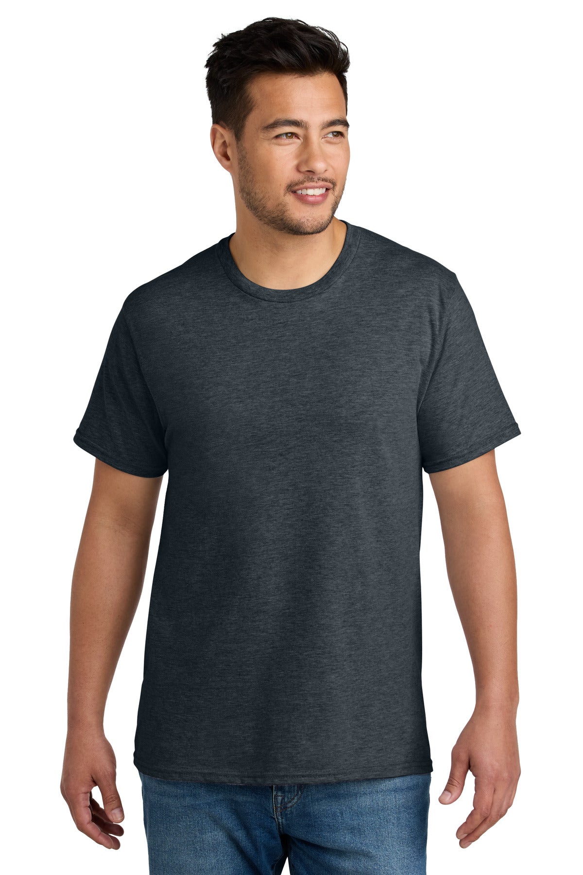 Port & Company CVC Tee PC340 Dark Heather Grey