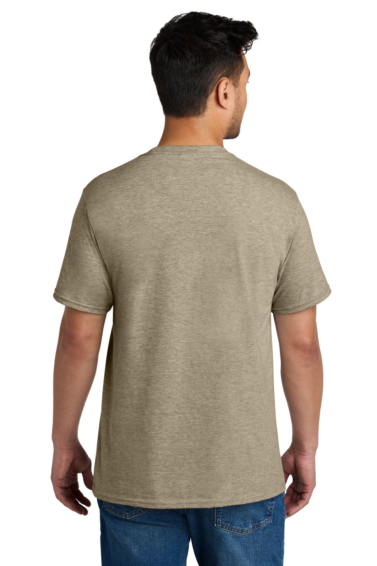 Port & Company CVC Tee PC340 Desert Tan Heather