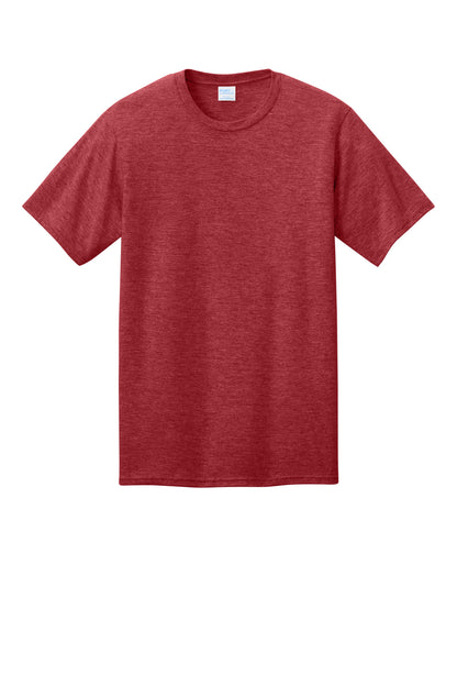 Port & Company CVC Tee PC340 Team Cardinal Heather