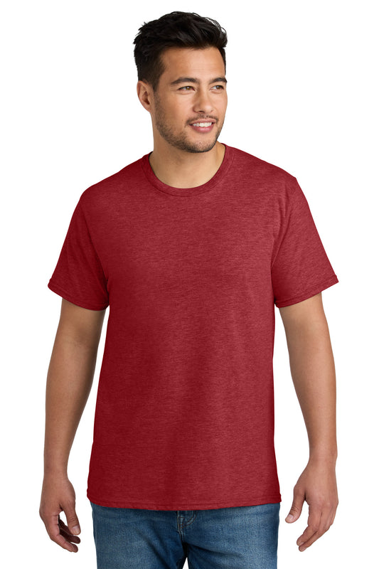 Port & Company CVC Tee PC340 Team Cardinal Heather