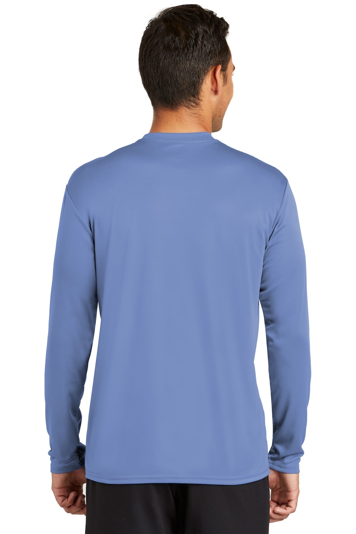Port & Company  Long Sleeve Performance Tee. PC380LS Carolina Blue