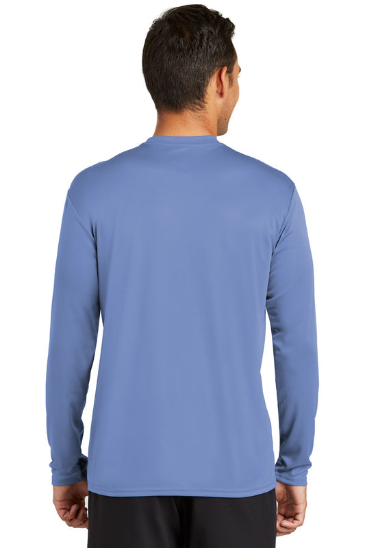 Port & Company  Long Sleeve Performance Tee. PC380LS Carolina Blue