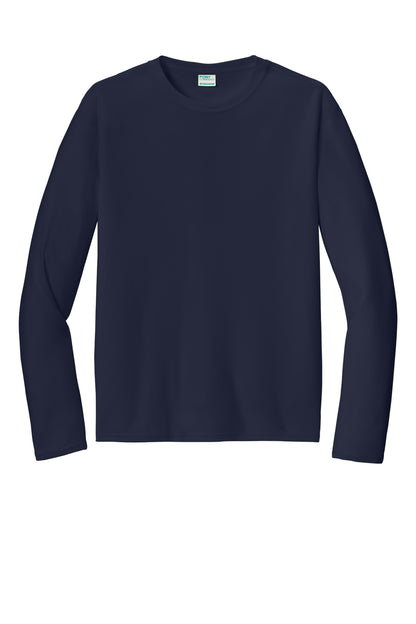 Port & Company  Long Sleeve Performance Tee. PC380LS Deep Navy