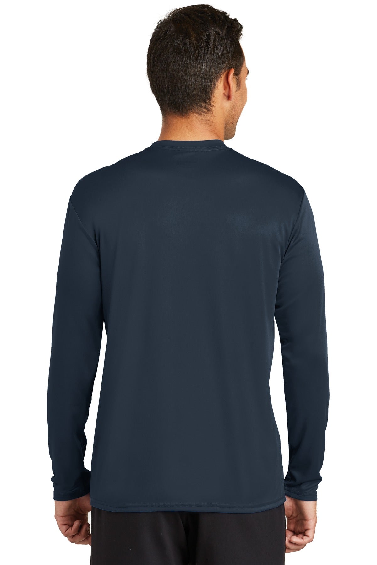 Port & Company  Long Sleeve Performance Tee. PC380LS Deep Navy