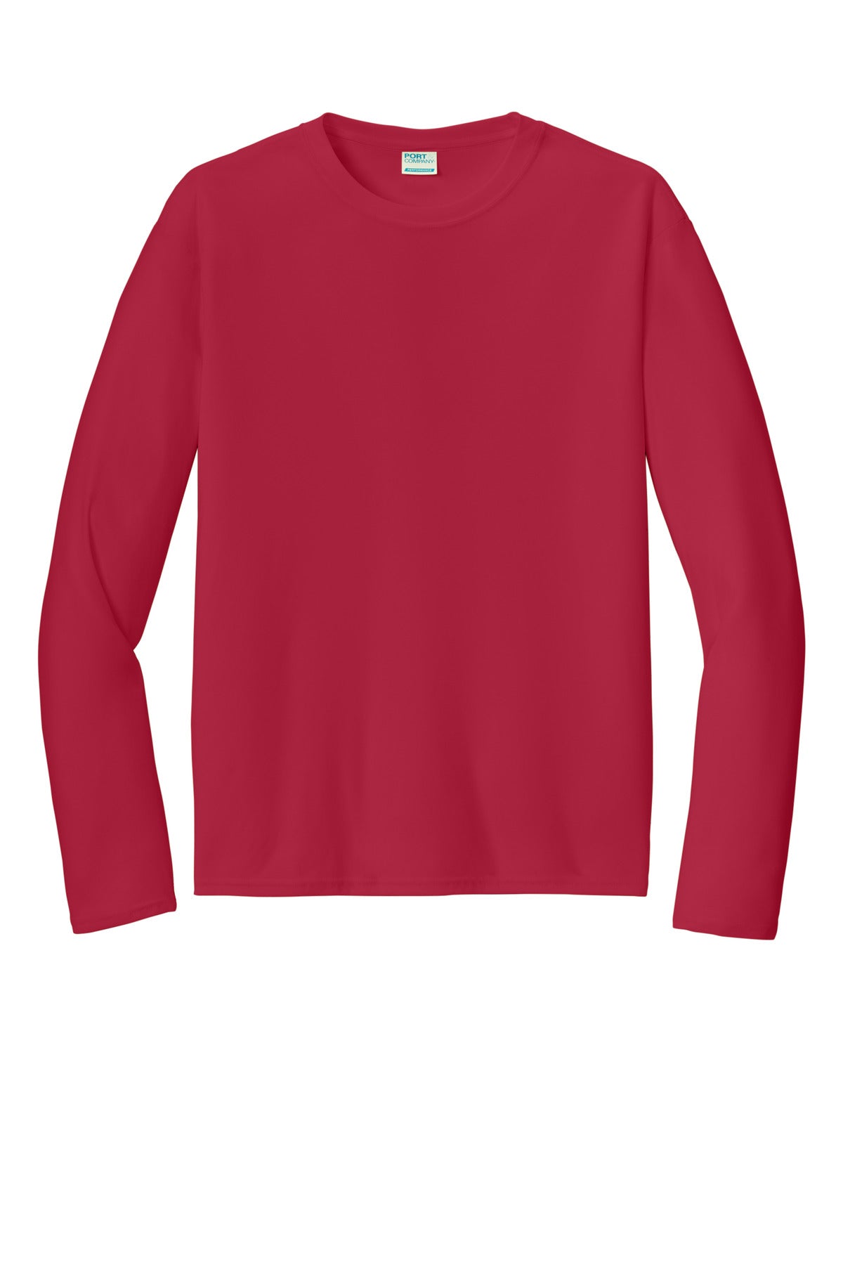 Port & Company  Long Sleeve Performance Tee. PC380LS Red