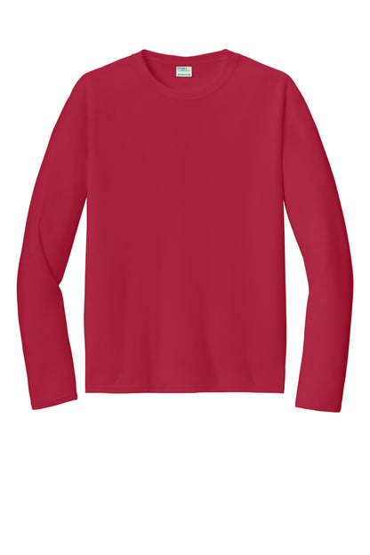 Port & Company  Long Sleeve Performance Tee. PC380LS Red
