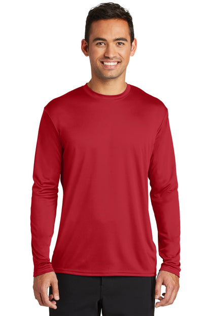 Port & Company  Long Sleeve Performance Tee. PC380LS Red