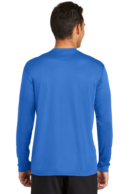 Port & Company  Long Sleeve Performance Tee. PC380LS Royal