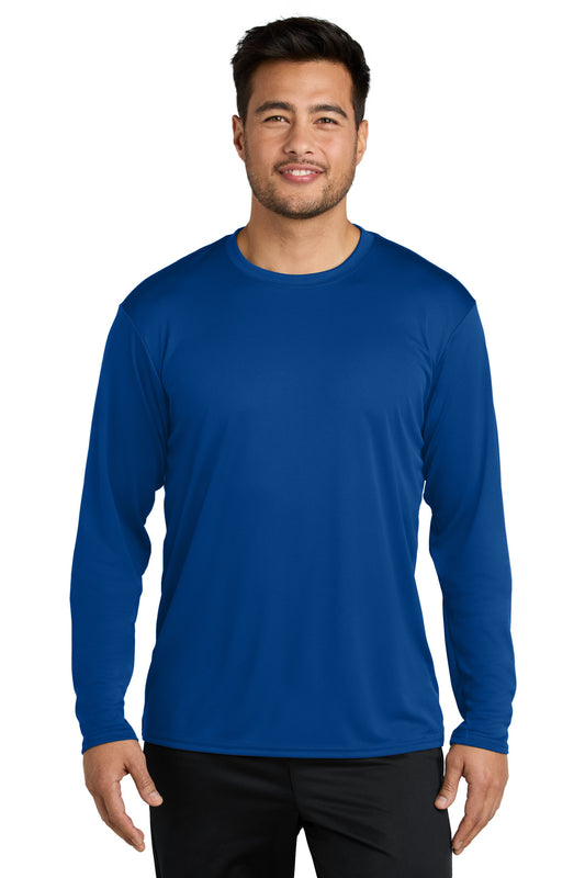 Port & Company  Long Sleeve Performance Tee. PC380LS True Royal