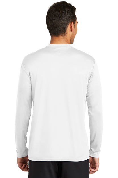 Port & Company  Long Sleeve Performance Tee. PC380LS White