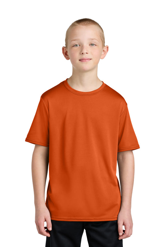 Port & Company Youth Performance Tee. PC380Y Deep Orange