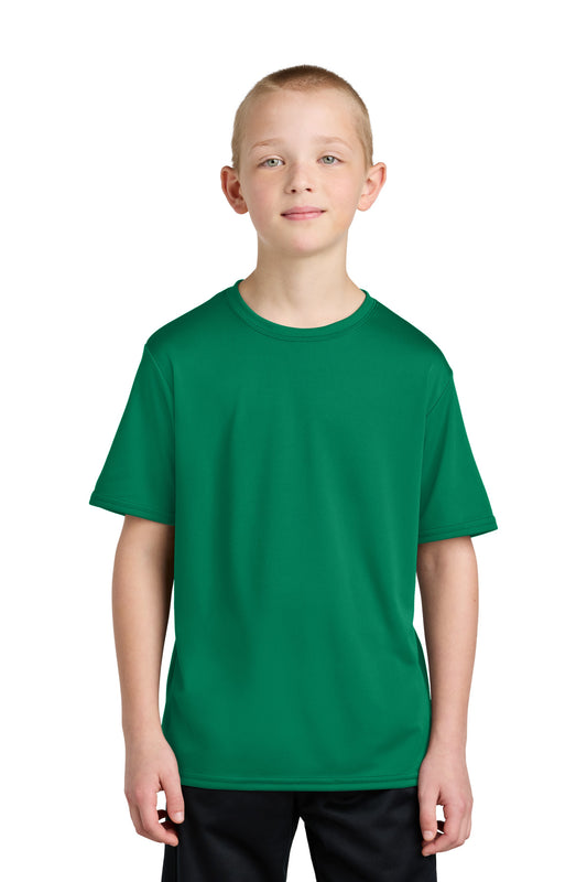 Port & Company Youth Performance Tee. PC380Y Kelly