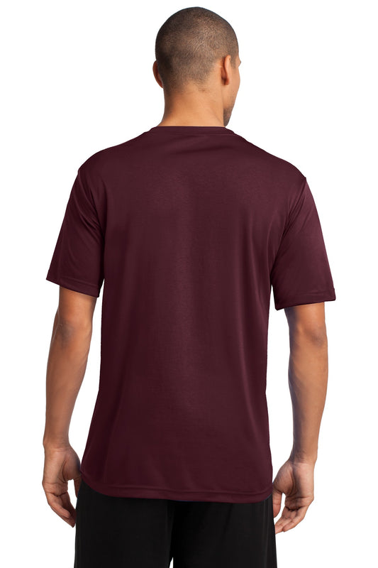 Port & Company Performance Tee. PC380 Athletic Maroon