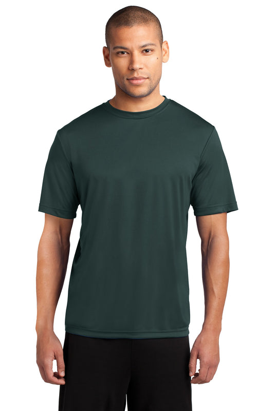 Port & Company Performance Tee. PC380 Dark Green