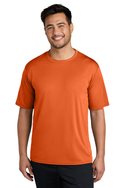 Port & Company Performance Tee. PC380 Deep Orange