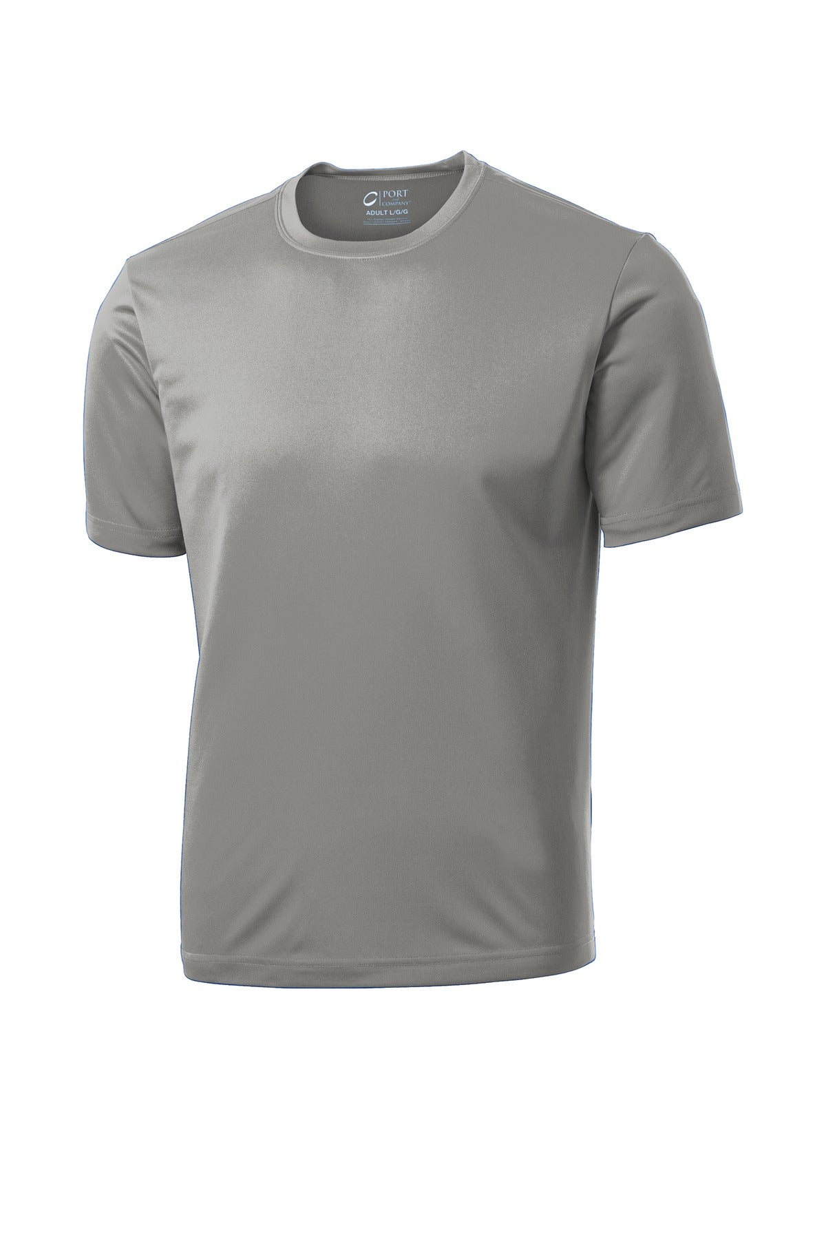 Port & Company Performance Tee. PC380 Grey Concrete