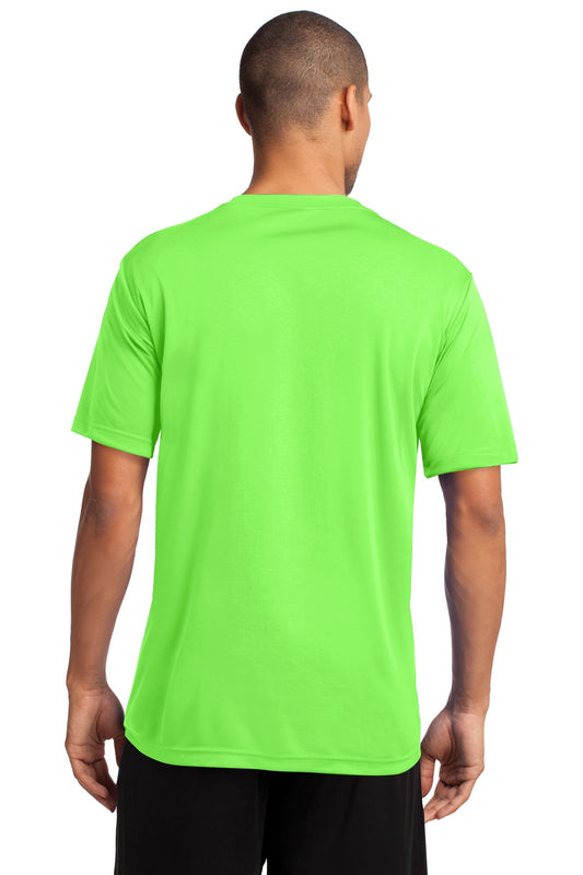 Port & Company Performance Tee. PC380 Neon Green