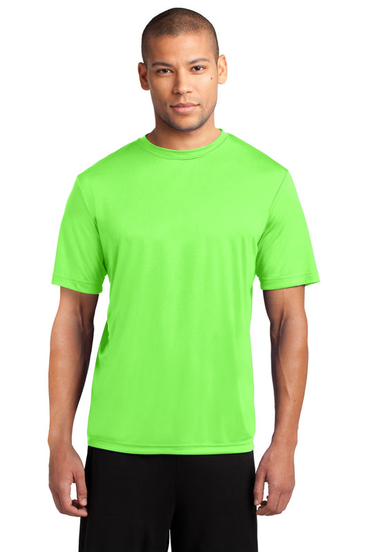 Port & Company Performance Tee. PC380 Neon Green