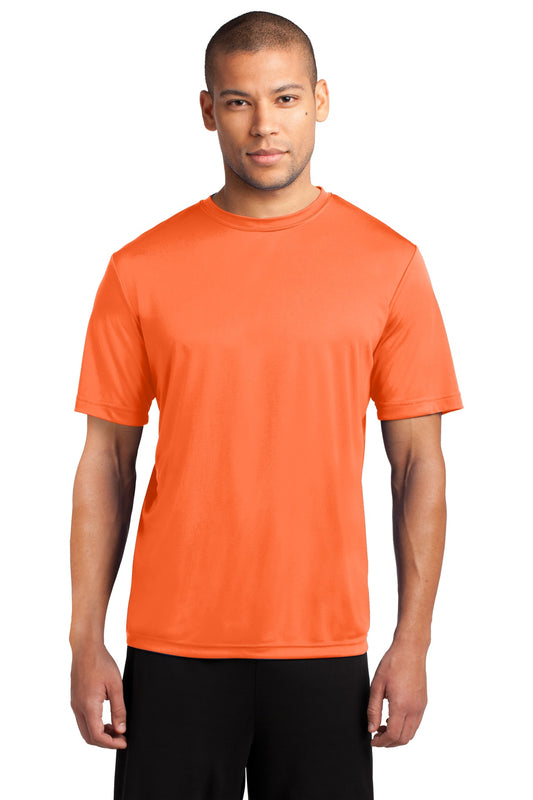 Port & Company Performance Tee. PC380 Neon Orange