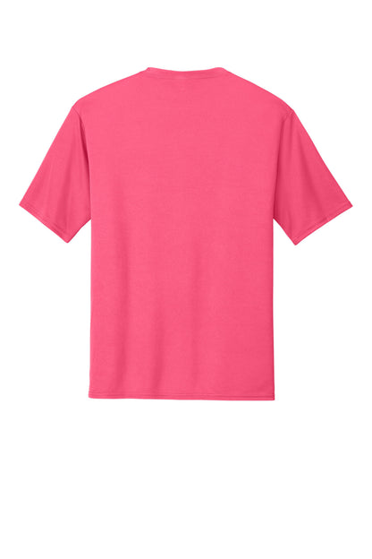 Port & Company Performance Tee. PC380 Neon Pink