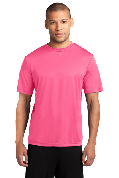 Port & Company Performance Tee. PC380 Neon Pink