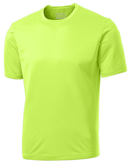Port & Company Performance Tee. PC380 Neon Yellow