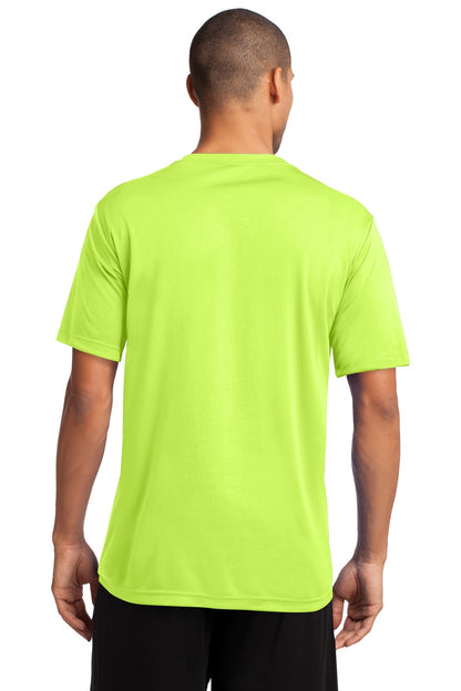 Port & Company Performance Tee. PC380 Neon Yellow