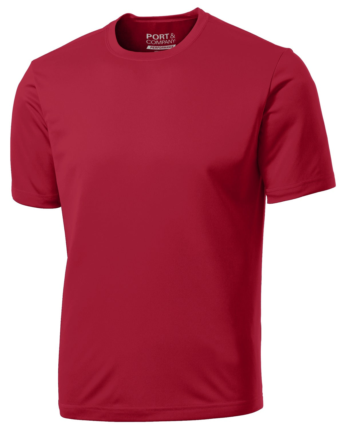 Port & Company Performance Tee. PC380 Red