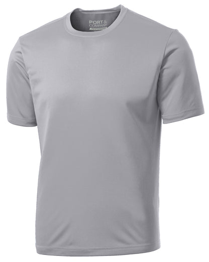 Port & Company Performance Tee. PC380 Silver