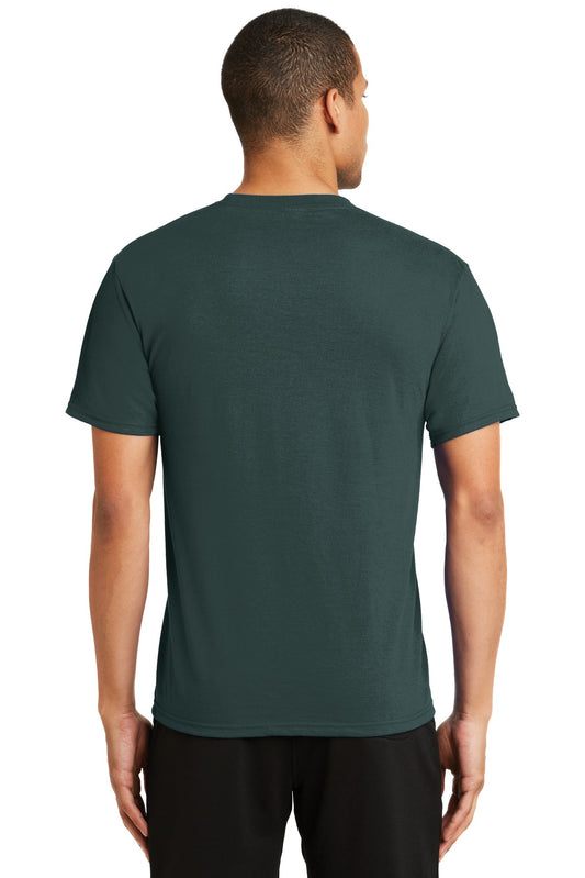Port & Company Performance Blend Tee. PC381 Dark Green