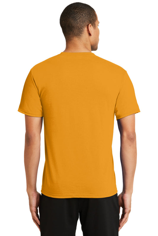 Port & Company Performance Blend Tee. PC381 Gold