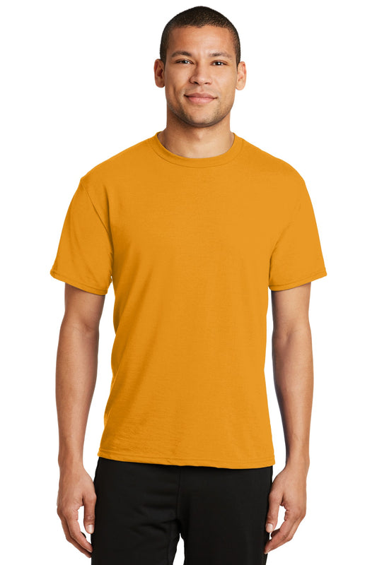 Port & Company Performance Blend Tee. PC381 Gold