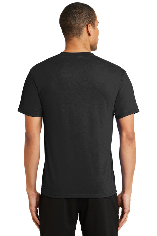 Port & Company Performance Blend Tee. PC381 Jet Black