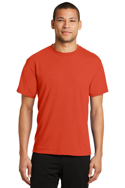 Port & Company Performance Blend Tee. PC381 Orange