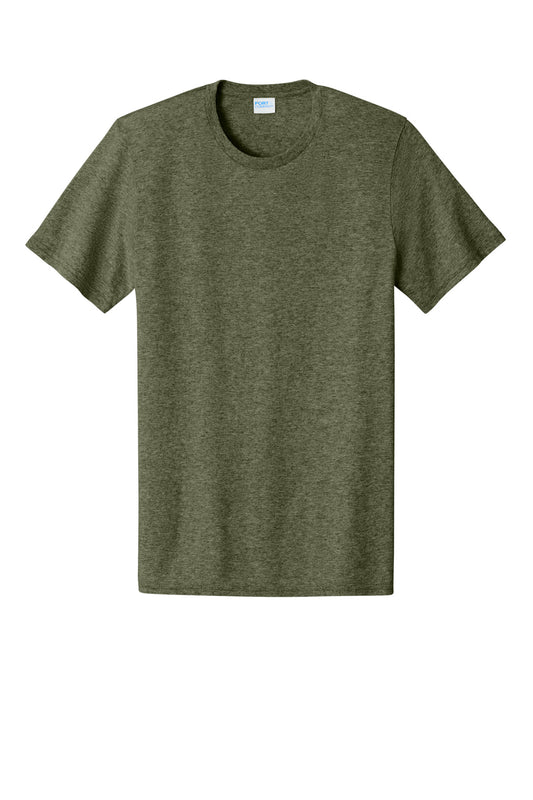 Port & Company Easy Cotton Tee PC43 Olive Drab Green Heather