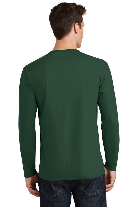 Port & Company Long Sleeve Fan Favorite Tee. PC450LS Forest Green