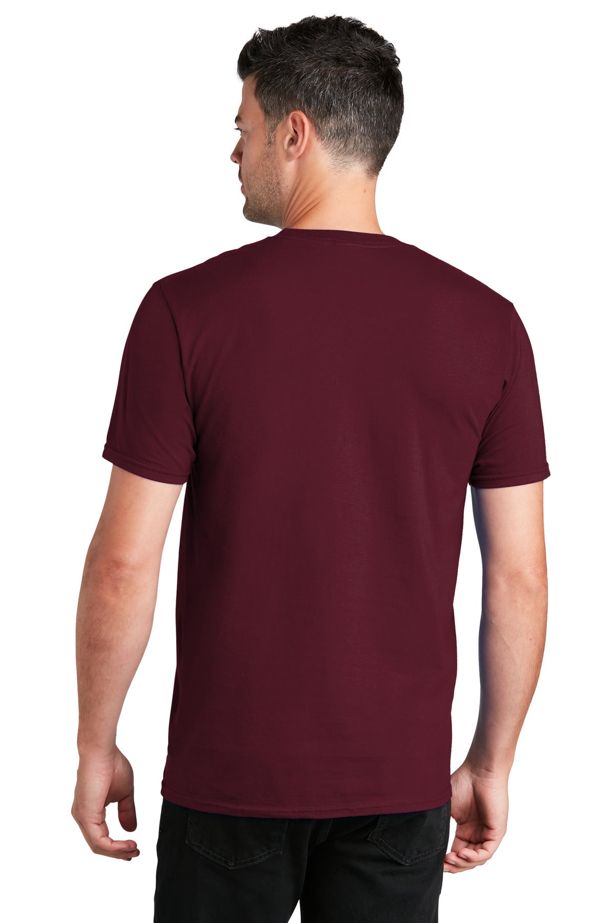 Port & Company Fan Favorite Tee. PC450 Athletic Maroon