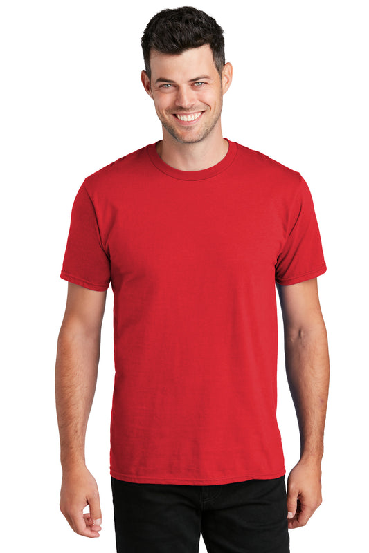 Port & Company Fan Favorite Tee. PC450 Bright Red